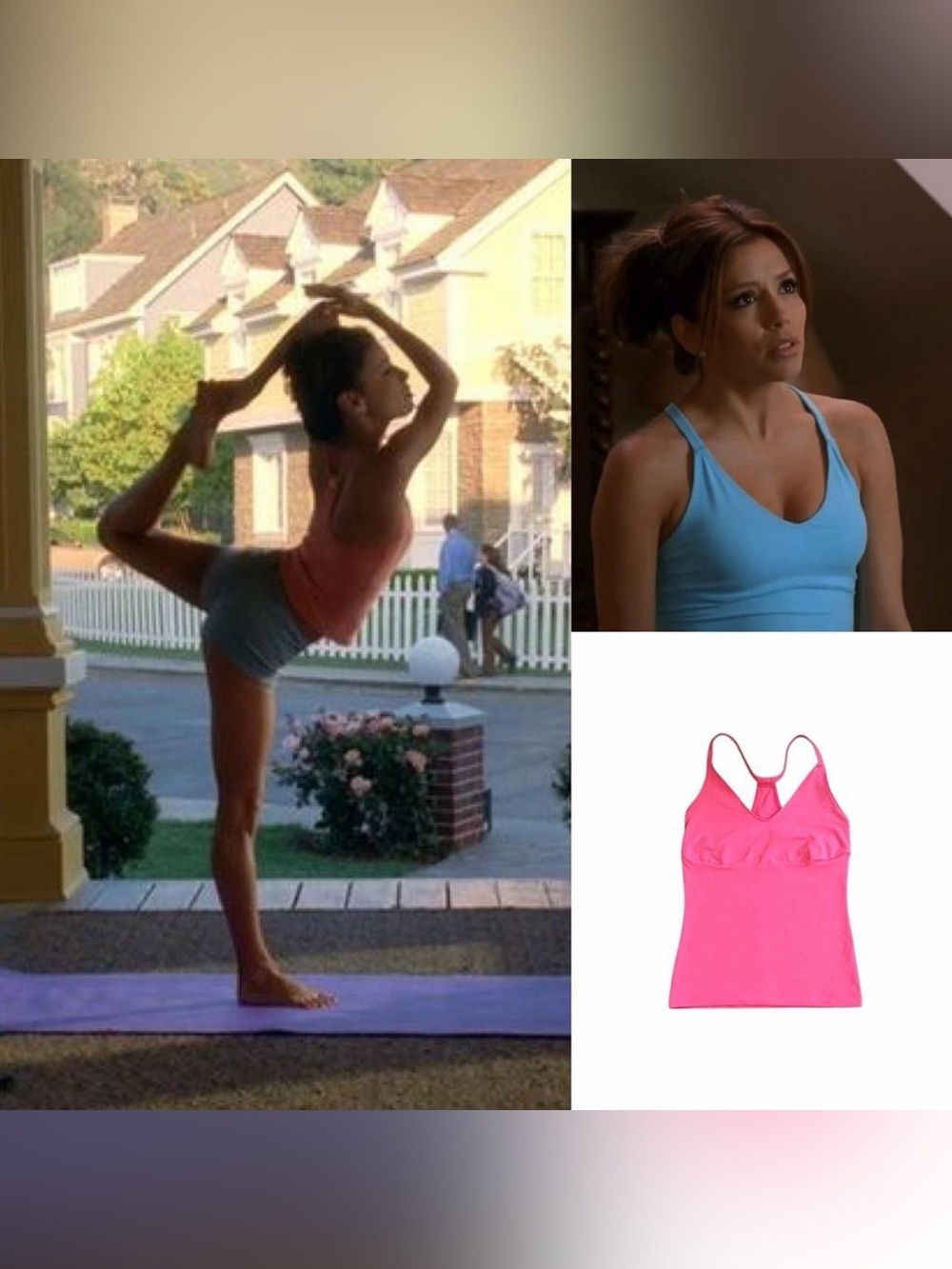 Athletic Yoga Tank Top As Seen On Gabrielle Solis In Desperate Housewives